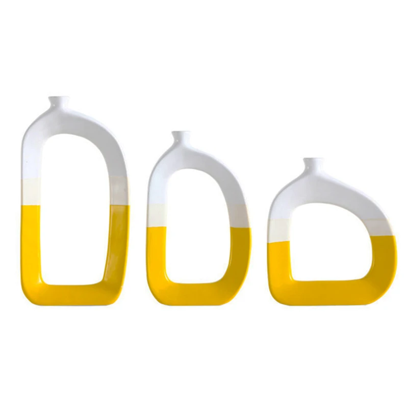 Минималистичная керамическая ваза в скандинавском стиле Современная