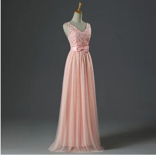 Женское длинное платье подружки невесты с цветочным кружевом|Платья подруги