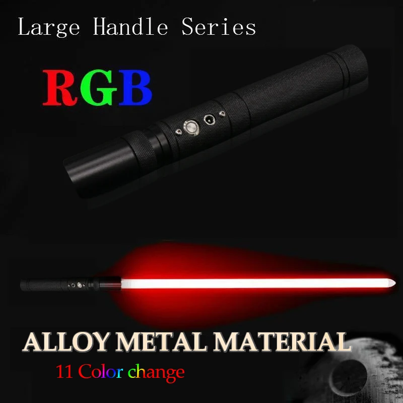 

Бесконечная меняющая цвет RGB/YQ- Spectre -100 см металлическая ручка меняющая цвет мощность конкурентоспособный лазерный меч звучащий игрушка под...