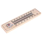 Деревянные Термометры высокого качества, 1 шт., практичный настенный Регистратор температуры для помещений и сада, офиса, гаража, прямого считывания