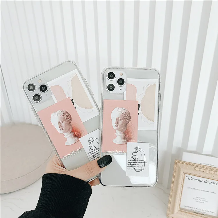 Прозрачный чехол для iPhone 11 Pro Max X Xsmax Xr Xs 7 Puls 6 6S 8 мягкий из ТПУ |