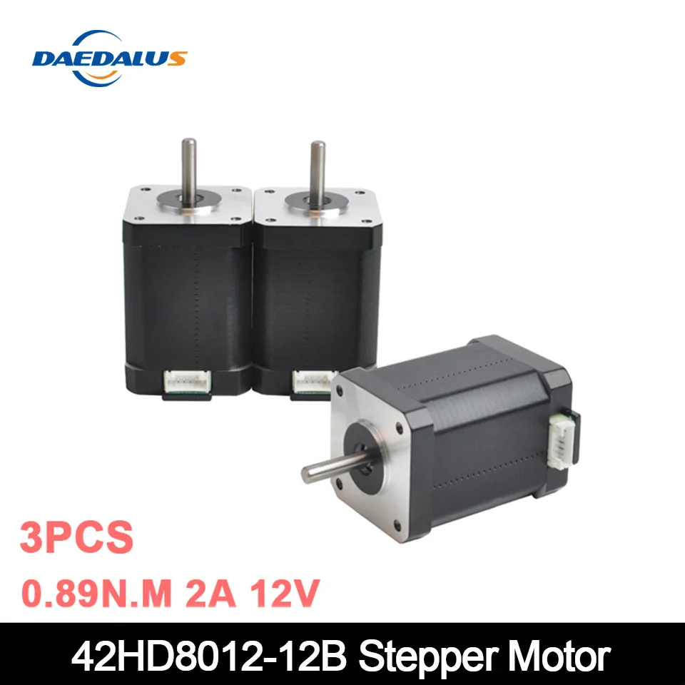 42SHD8012 12B Nema17 шаговый двигатель 42 Мотор Nema 17 0.89N.m 2A 2 фазы CNC XYZ 3d принтер для гравера