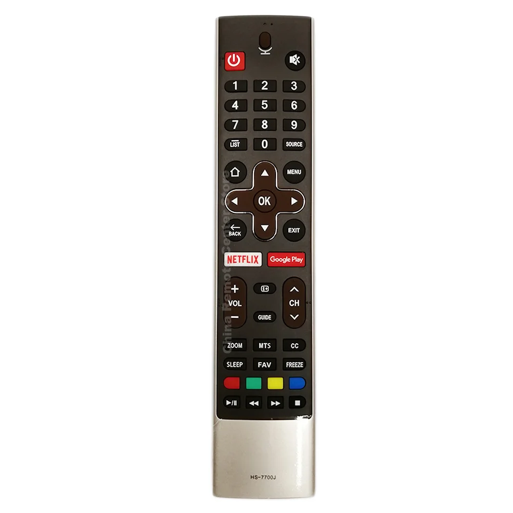 

New Original HS-7700J HS-7701J Voice Remote Control For Skyworth Coocaa Android Smart TV 58G2A G6 E6D E3 S5G Netflix Google Play