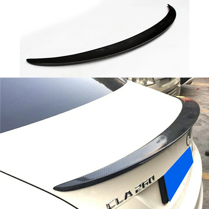 Benz CLA класс углеродного волокна задний спойлер багажник крылья для Mercedes CLA45 W117 C117