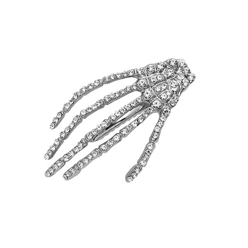 Claw Skull Hand Hair Clip Hairpin Zombie Punk Horror Bobby Pin Barrette Women Girls Fashion Hair Accessories