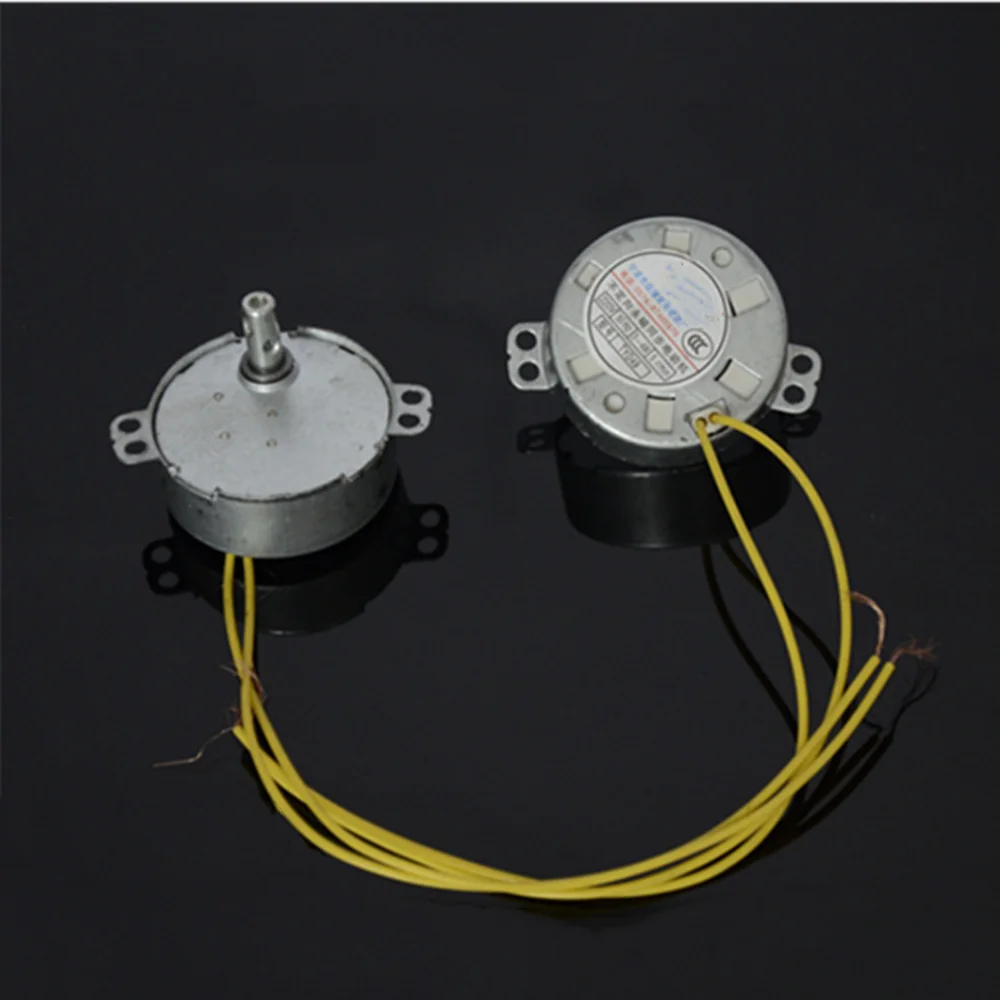 1Pc  TYD49 CW/CCW Round Claw-Pole Permanent Magnet Synchronous Motor  220V 2.5RPM 5RPM 15RPM 30RPM 33RPM Floor Fans Bobble Head