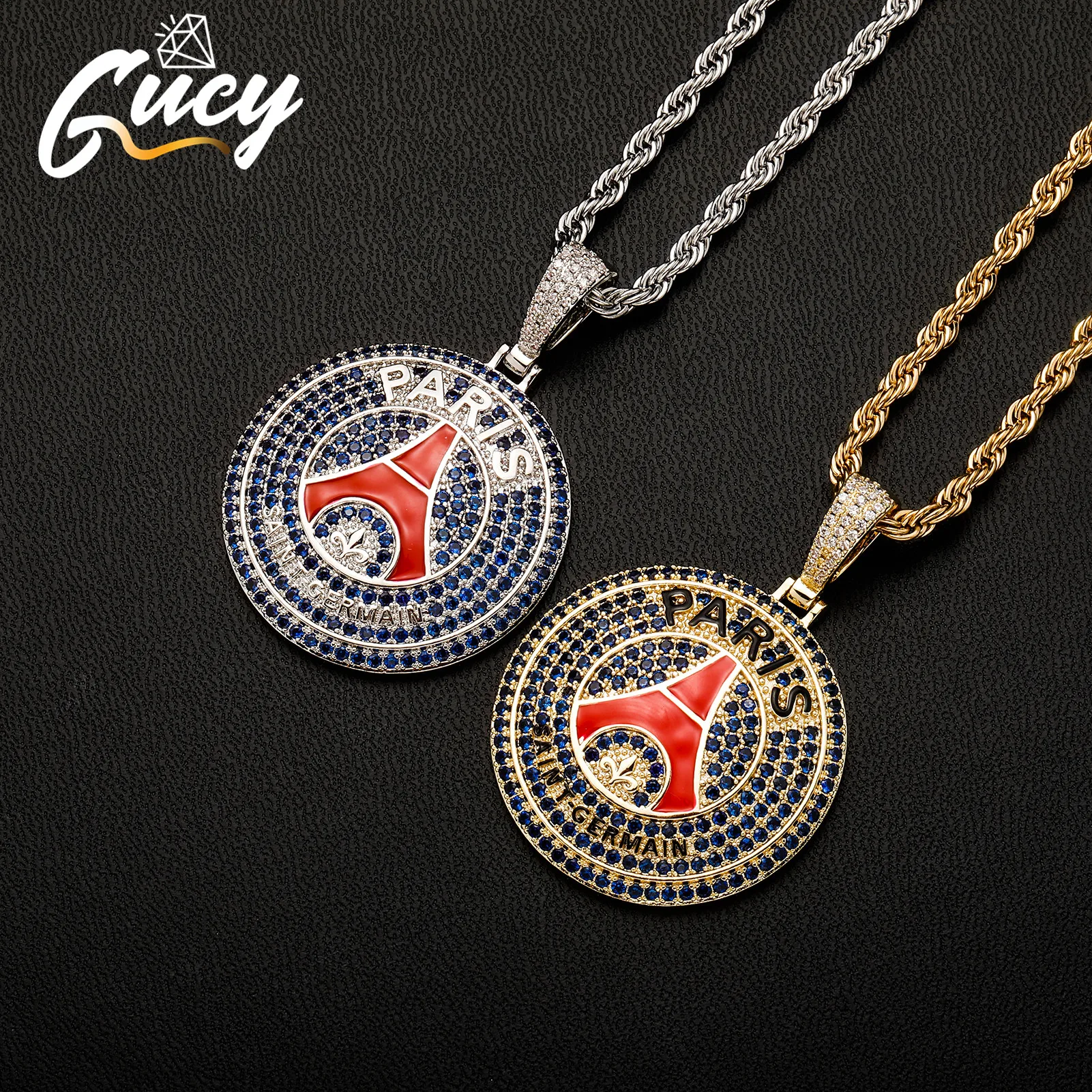 

Кулон Круглый в стиле хип-хоп для мужчин и женщин