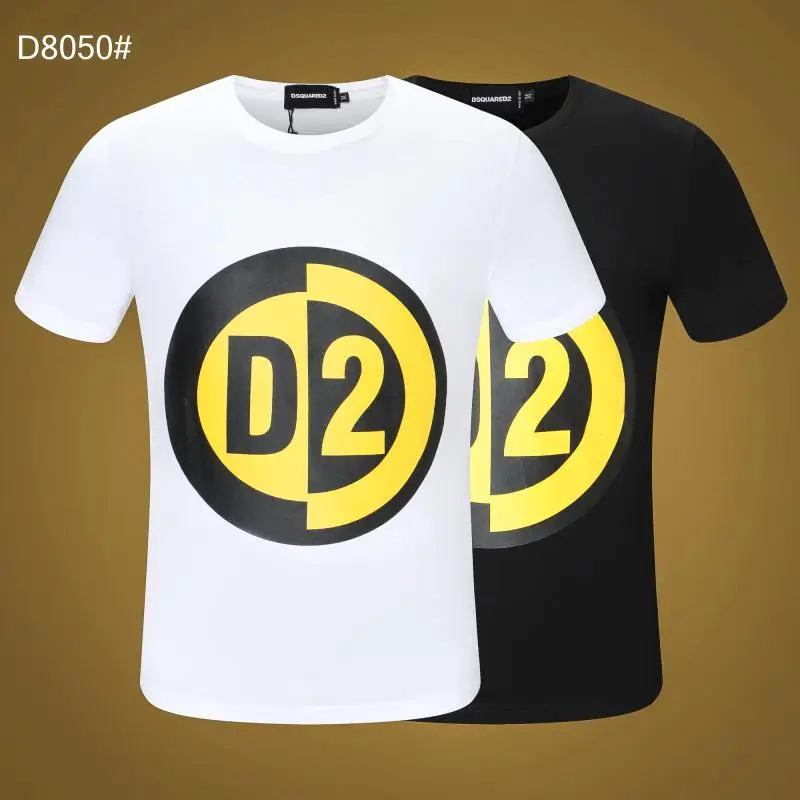 

Футболка DSQUARED2 Мужская/женская с принтом, тенниска из чистого хлопка с круглым вырезом и короткими рукавами, уличная одежда в стиле хип-хоп, ...