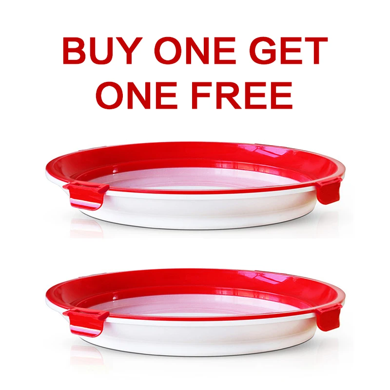 

Поднос кухонный круглый для хранения свежей еды, 2 шт.