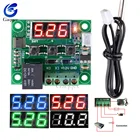 Цифровой термостат, регулятор температуры, переменный ток 12 В, 220 В, водонепроницаемый NTC сенсор