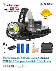 Водонепроницаемый 5200LM USB Перезаряжаемый светильник-вспышка XML-T6 светодиодный светильник-вспышка масштабируемый 3 режима фонарь для 18650 с usb-кабелем для кемпинга z40
