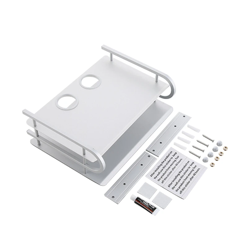 

Wireless Wifi Router Storage Organizer Container Boxes TV Set Top boxes Wall