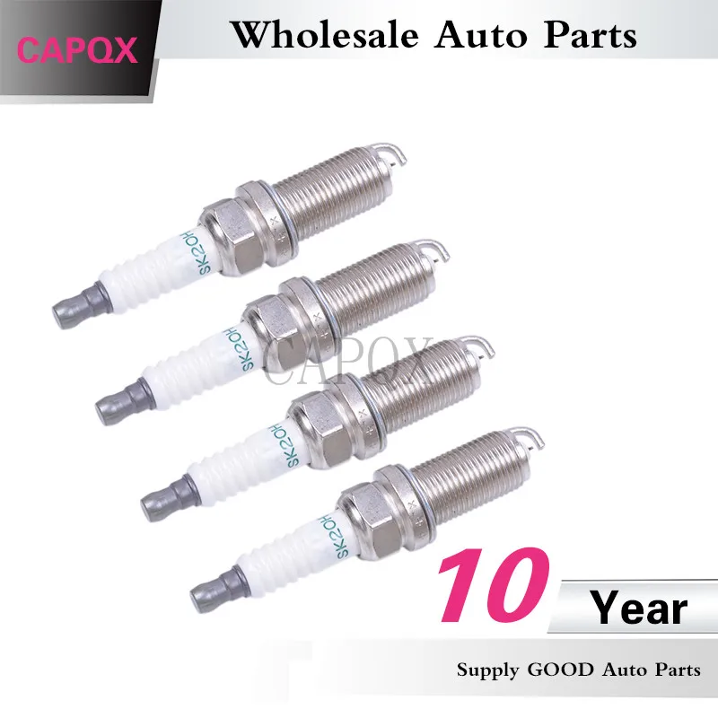 CAPQX 4 шт. иридий SparkPlug 90919 01191 для GS300 LS460 GX400 CROWN FJ CRUISER 4runner HIACE LAND PRADO COASTER|sparkplug| |