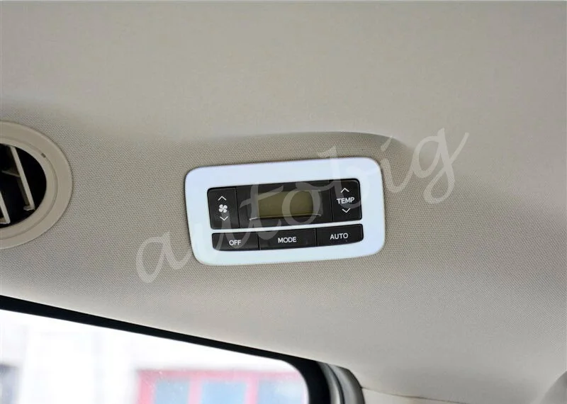 Матовый хромированный задний переключатель кондиционера переменного тока для