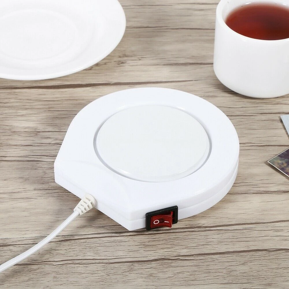 

Electric Coffee Mug Warmer Tea Milk Cup Heater Pad Heating Plate for The Office Cute Coffee Mugs and Cups In Holder Set