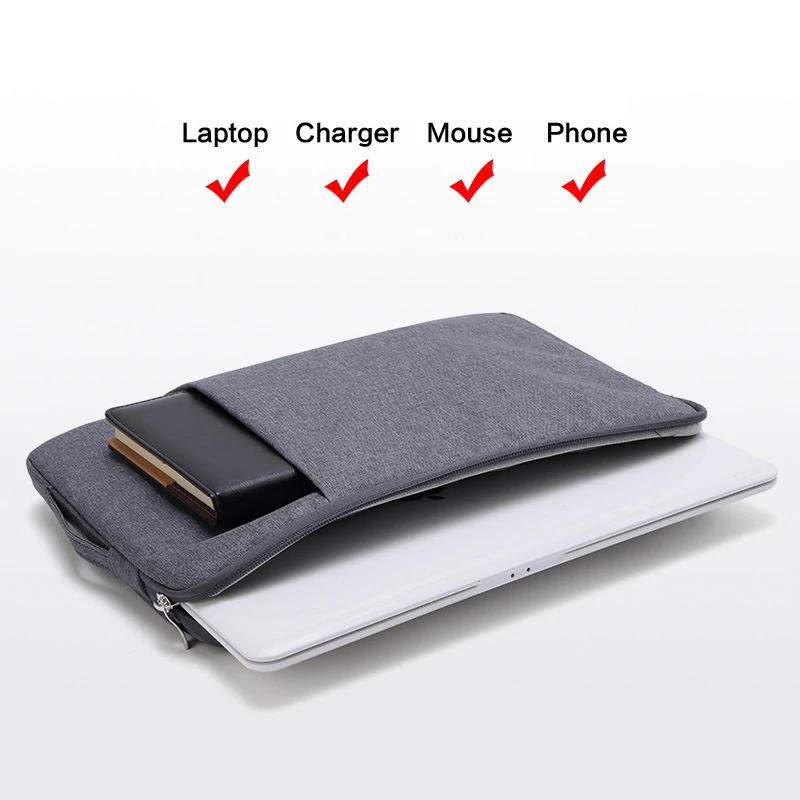 portable waterproof laptop case notebook sleeve 12 13 3 14 15 6 16 inch women men bag for macbook pro hp acer xiaomi asus lenovo free global shipping