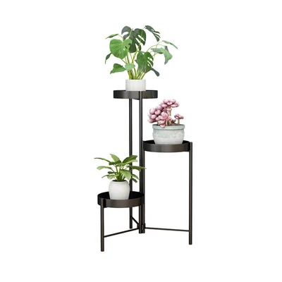 Высокий Цветочный Стенд полка для гостиной из кованого железа многослойный