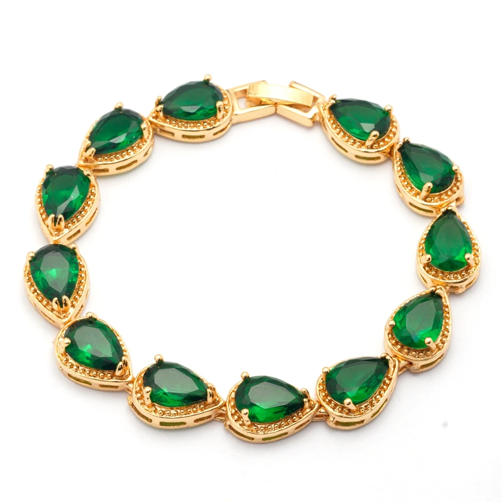 Женский браслет с подвесками в виде капли воды свадебное Ювелирное Украшение