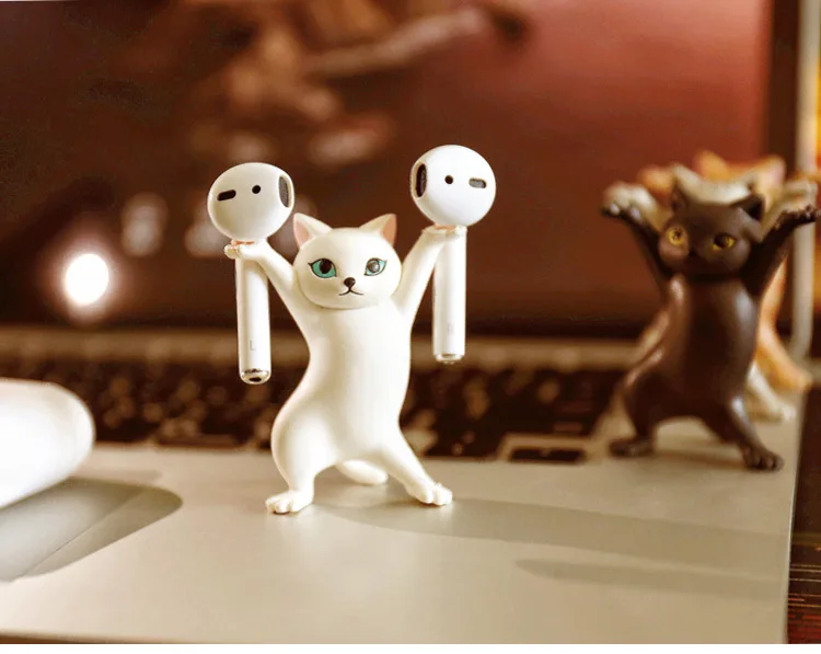 

Qualia cat earphone stand,cute style