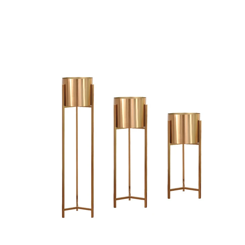 Nordic роскошное Гальванопокрытие золотой цветок растение свадебная брошь стенд