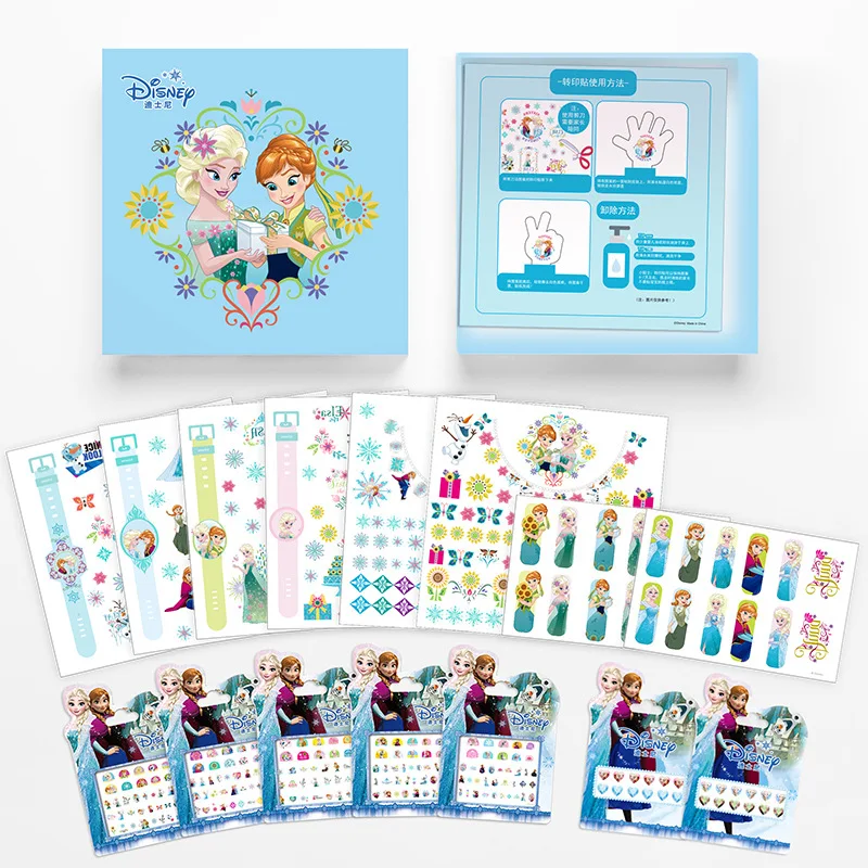 Disney из мультфильма Холодное сердце для девочек 2 принцесса татуировки наклейки