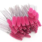 Палочки-аппликатор для наращивания ресниц, 50 шт., одноразовый кристалл, щеточки с тушью для ресниц