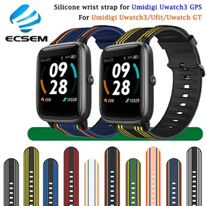 Ремешок для смарт-часов Umidigi Uwatch3 GPS Ufit, сменный мягкий браслет для Umidigi Uwatch GT