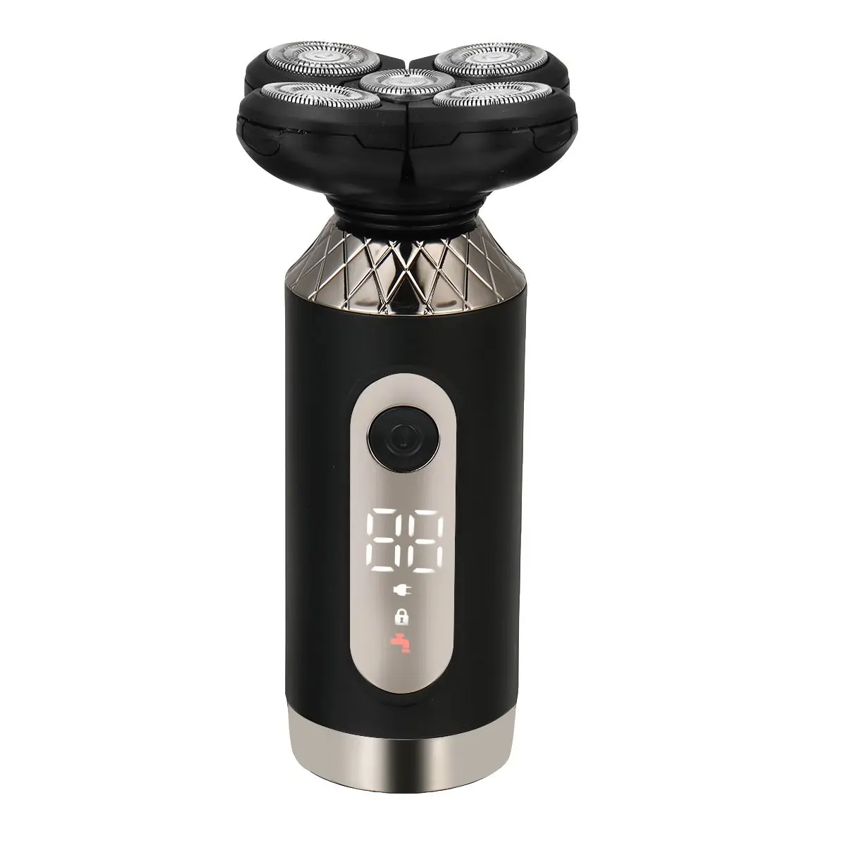 

5-Head Electric Shaver USB Rechargeable Shaver Trimmer Hair Clipper Nose Hair Shaver Men Facial Cleaning Machine With LED Light