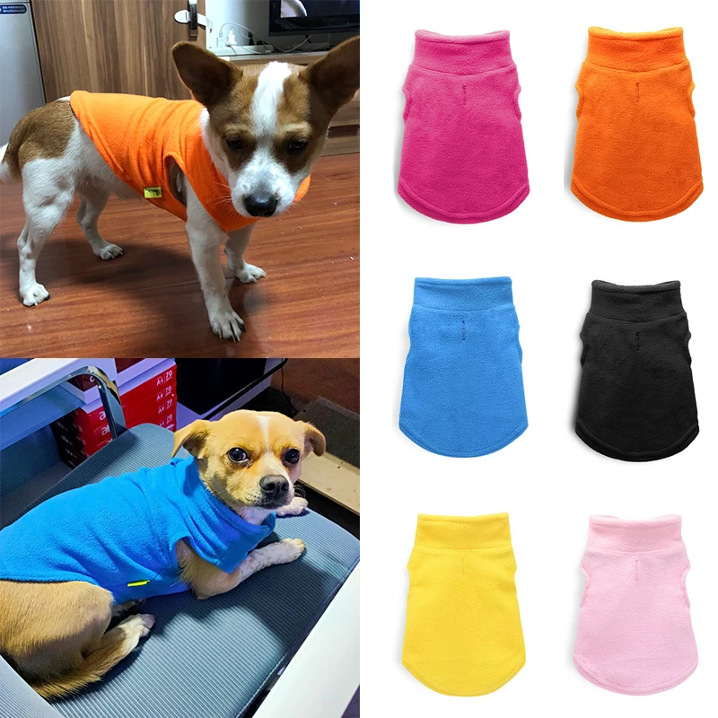 

Casual Solid Color Hoodie Skin-friendly Pet Hoodie Cute Pet Supplies Universal Dog Hoodie Comfortable Polar Fleece Hoodie
