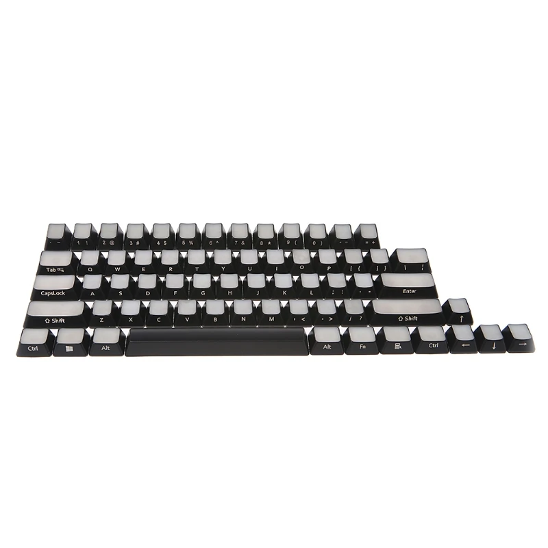 RGB передняя сторона печатная подсветка колпачки 104 ISO ANSI раскладка с подсветкой OEM Keycaps AXYF