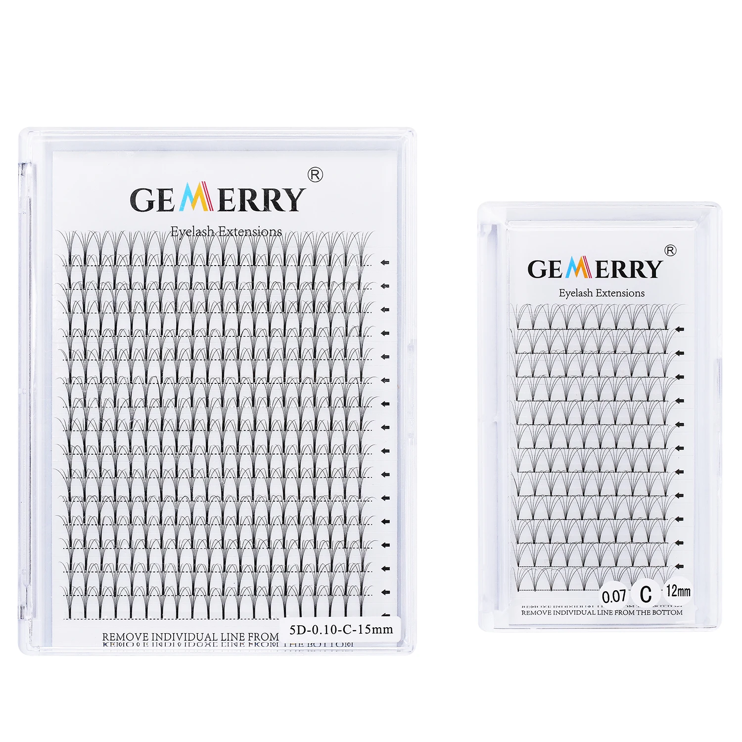 Большие коробки 5D готовые объемные вентиляторы для наращивания ресниц 320 фанатов