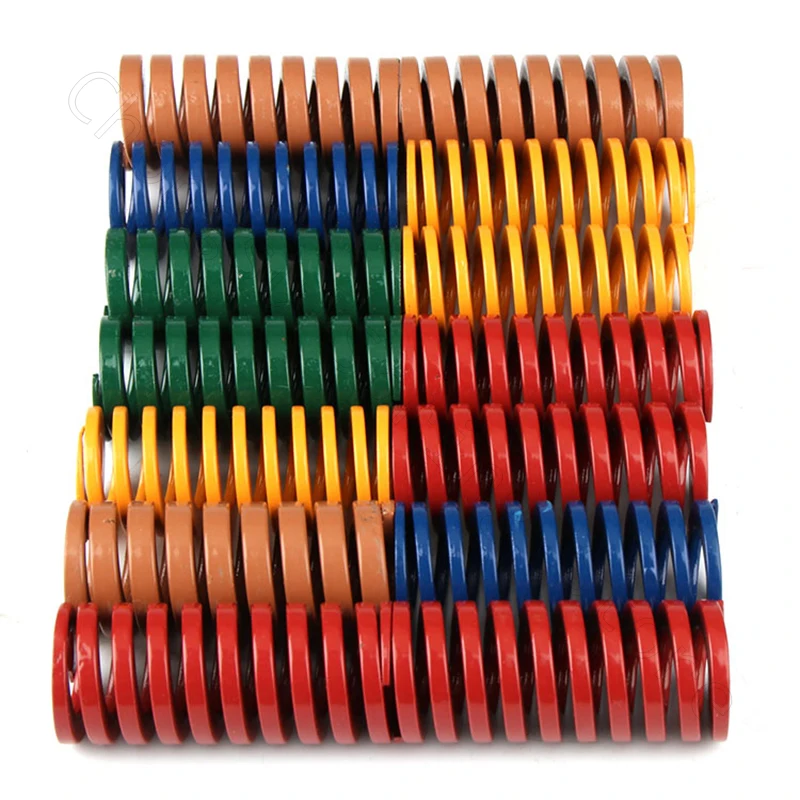 Прессованная пружина средней нагрузки пресс формы пружины красный наружный