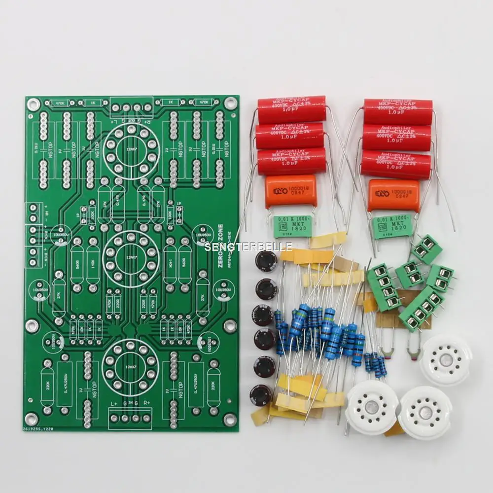 

Hifi PRT-04A 12AX7 tube Preamplifier Board / Kit / Pcb Base On JP200 Circuit