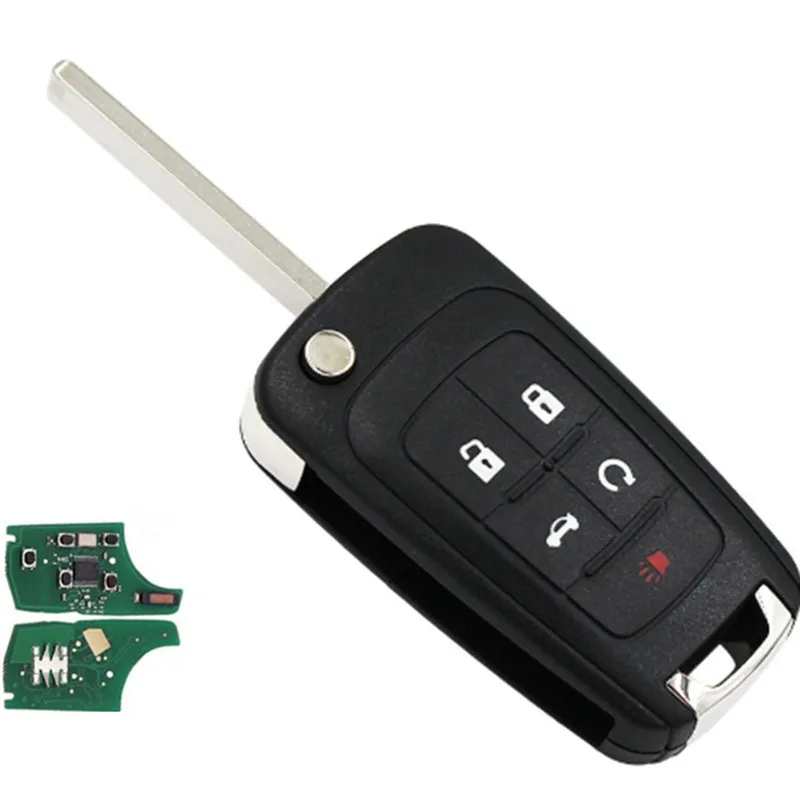 

Wilongda Auto remote key 5 Button car key 434mhz 315Mhz id46 chip unkeyless flip remote key For Chevrolet Cruze car key