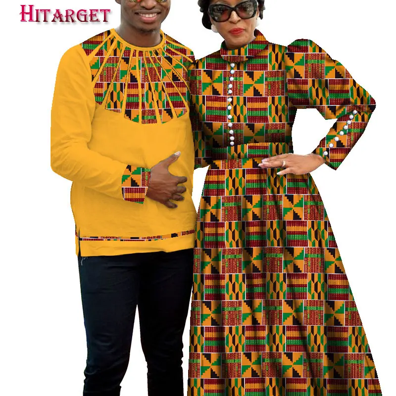 Африканские платья для пар Дашики Ретро парный костюм вечерние ринки/свадьбы