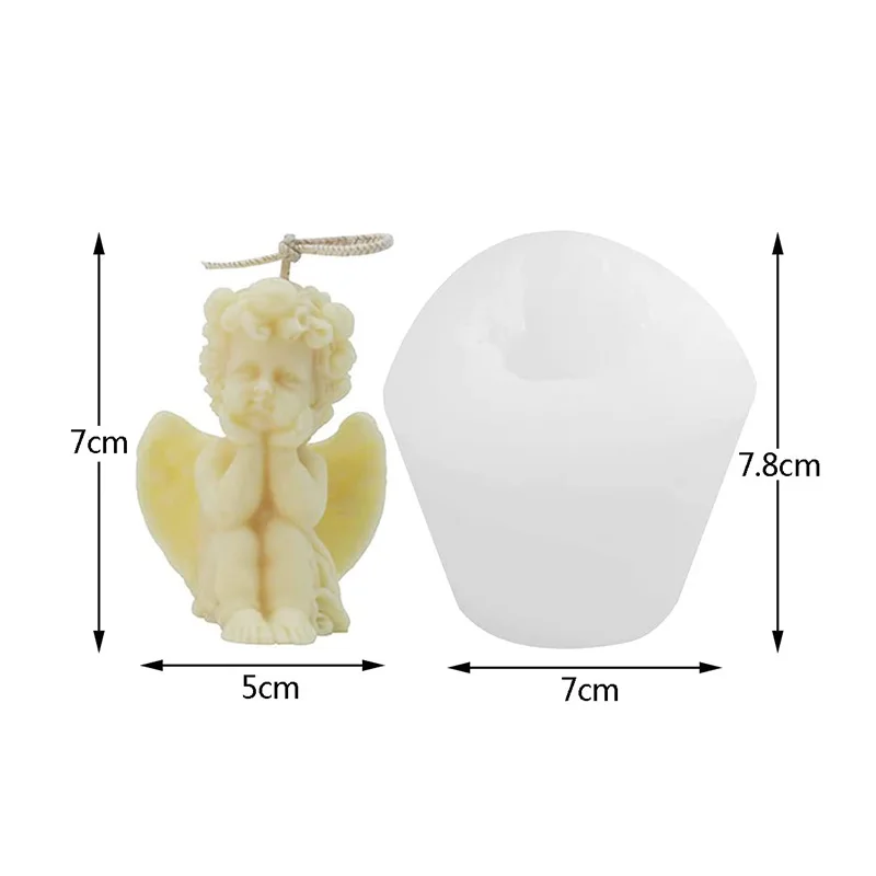 Форма для свечей акриловая с крыльями ангела ароматерапии | Дом и сад