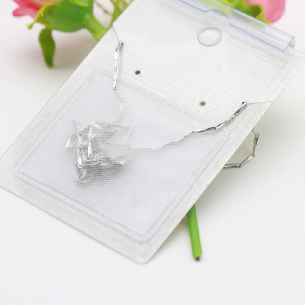 

10pcs Plastic Bags Self-stick Package Design For Necklace Card Diy Jewelry Making 3.5*4cm Wholesale New Arrived