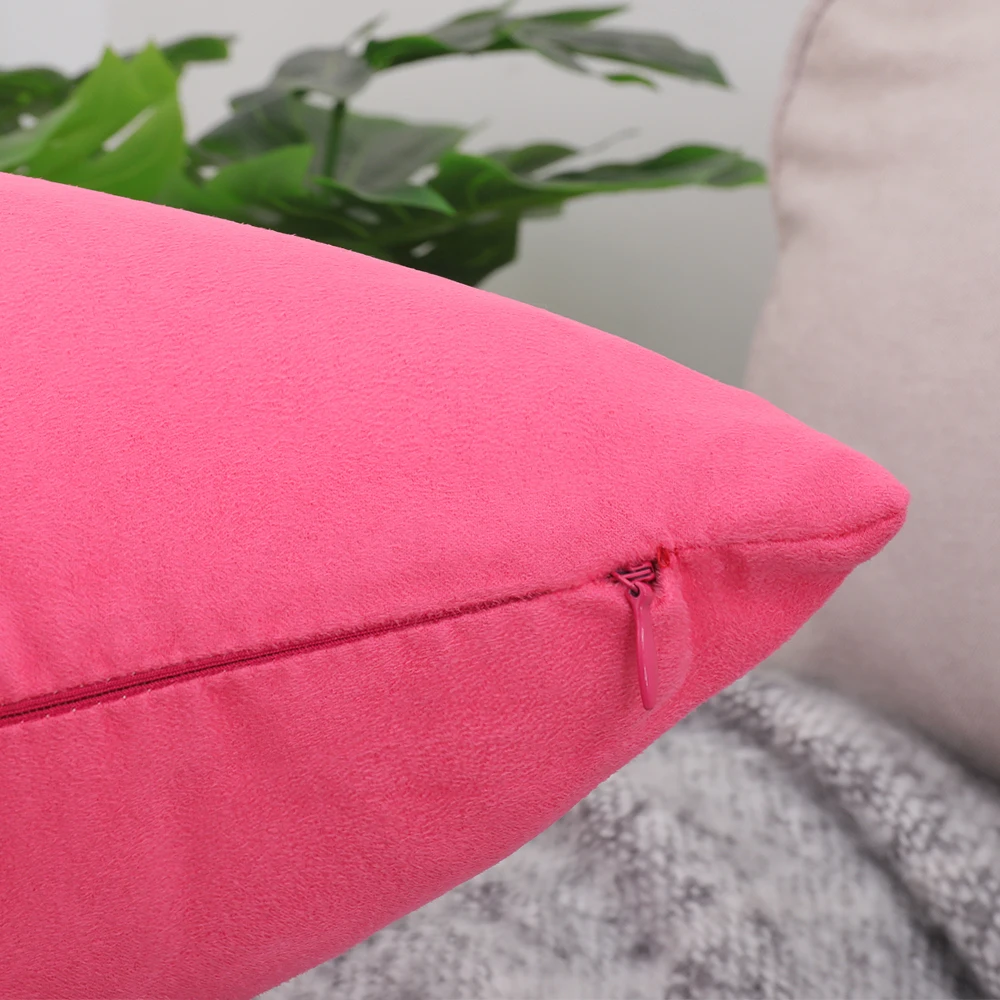 

Solid Suede Sofa Cushion Cover 30x45/40x40/45x45/40x60/50x50/55x55/60x60cm Home Hotel Throw Pillow Cover Decorative Pillow Case