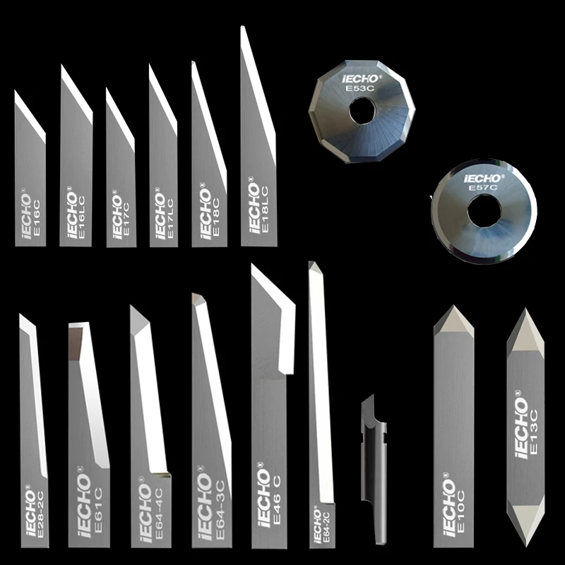 10pc iECHO Vibration Blade Vibrating Knife CNC Digital Cutting Machine E27 E13 E16 E17 E18 E21 E26 E28 E42 E46 E50 E55 E58 E64 - купить по