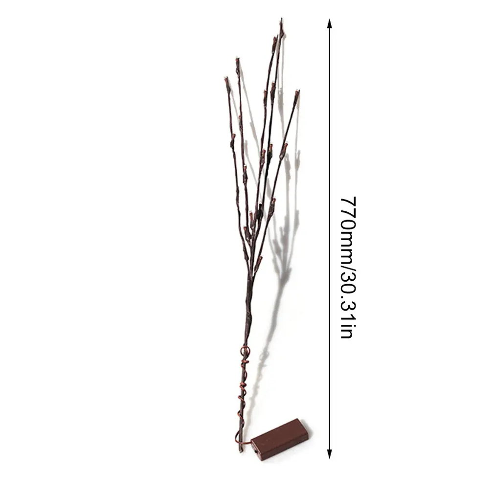 Ветка дерева Led свет Рождество День кулон в виде ветка Батарея сад украшение