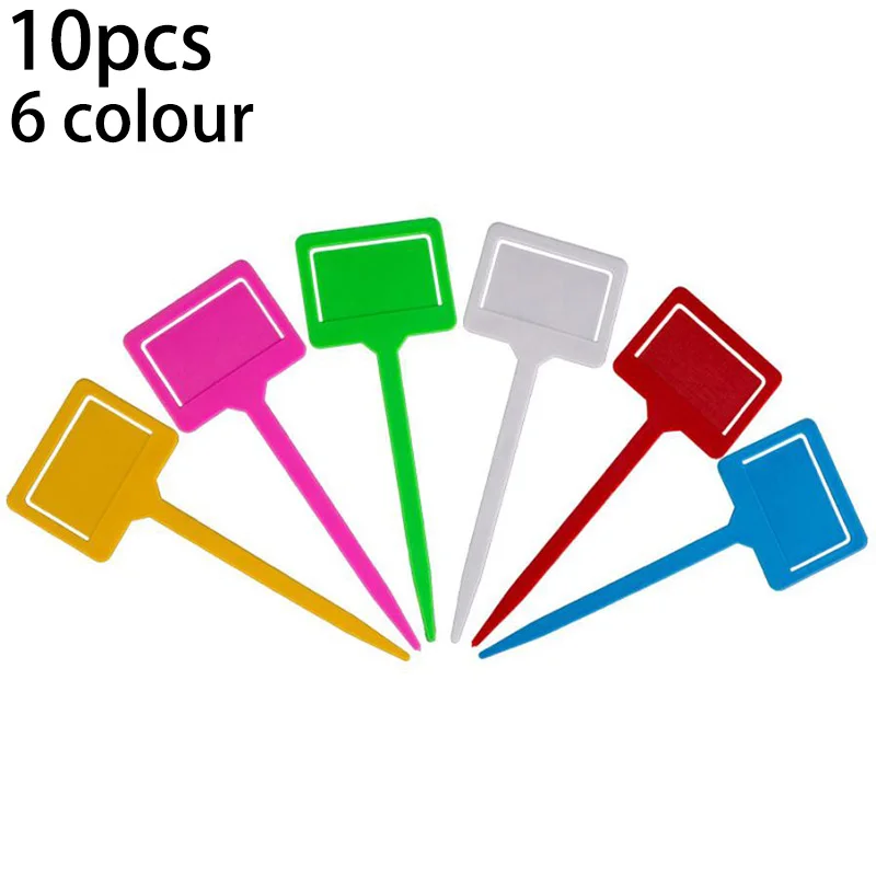 10 шт. водонепроницаемые этикетки для растений Т образные маркеры сада двора