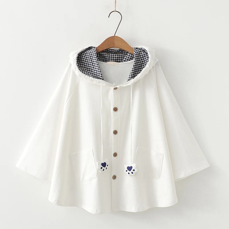 2019 милое осеннее Женское пальто в японском стиле для девочек верхняя одежда