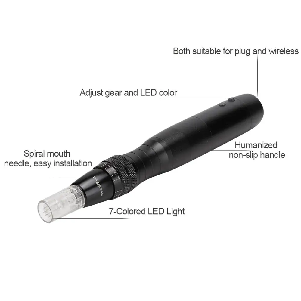 7 видов цветов электрическая игла для микроблейдинга омоложение кожи MTS