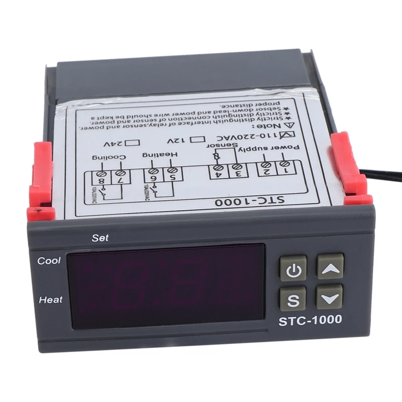 2X 220V/STC-/1000 Digital Temperature Controller Thermostat With NTC | Обустройство дома