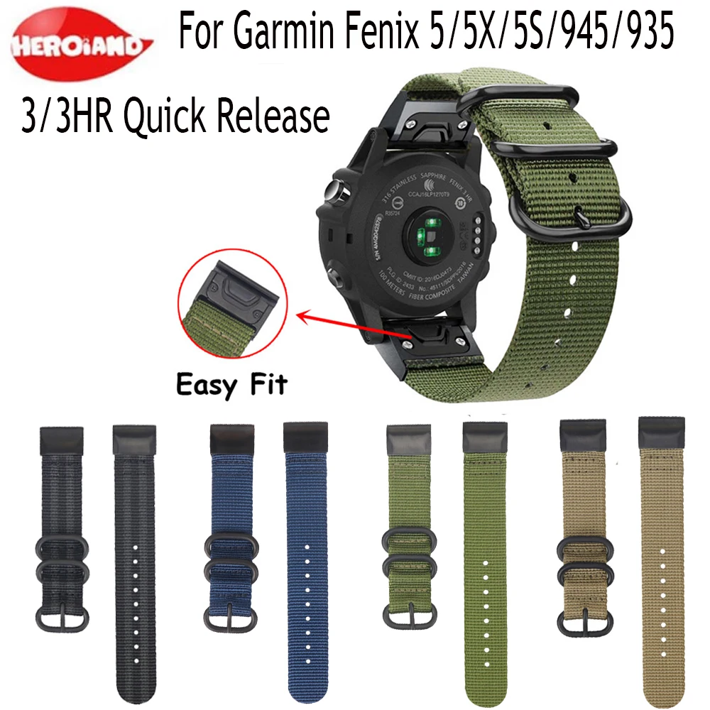 Garmin Fenix 5X 5 5S Plus S60 3/3HR 