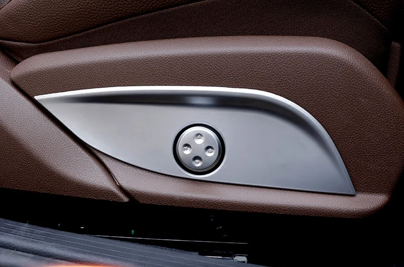 

Car-Styling Seats Waist Adjustment Button Switch Cover Trim sequins 3D Stickers For Mercedes Benz C E GLC Class W205 W213 Coupe