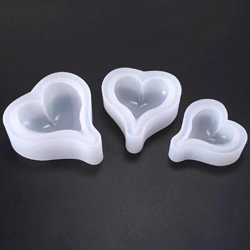 1 шт. силиконовая форма для торта в форме сердца прозрачные формы конфет