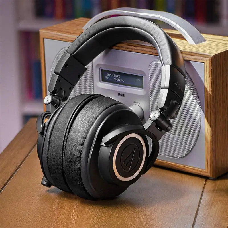 1 пара пенопластовых подушек для ушей Кожаные подушечки ATH-MSR7 M50X M20 M40 M40X SX1 |