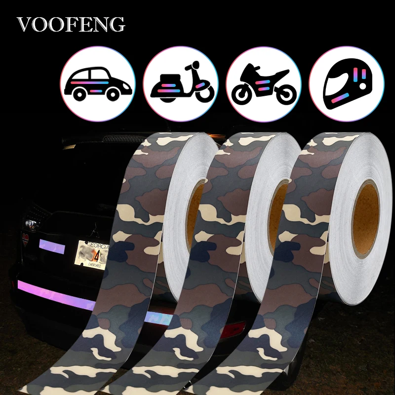 Самоклеящаяся камуфляжная светоотражающая ткань VOOFENG с высокой видимостью