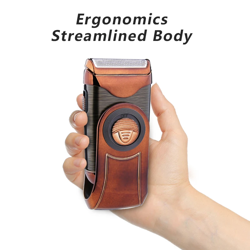 Портативная электробритва для мужчин двойная плавающая бритва 3D бороды с